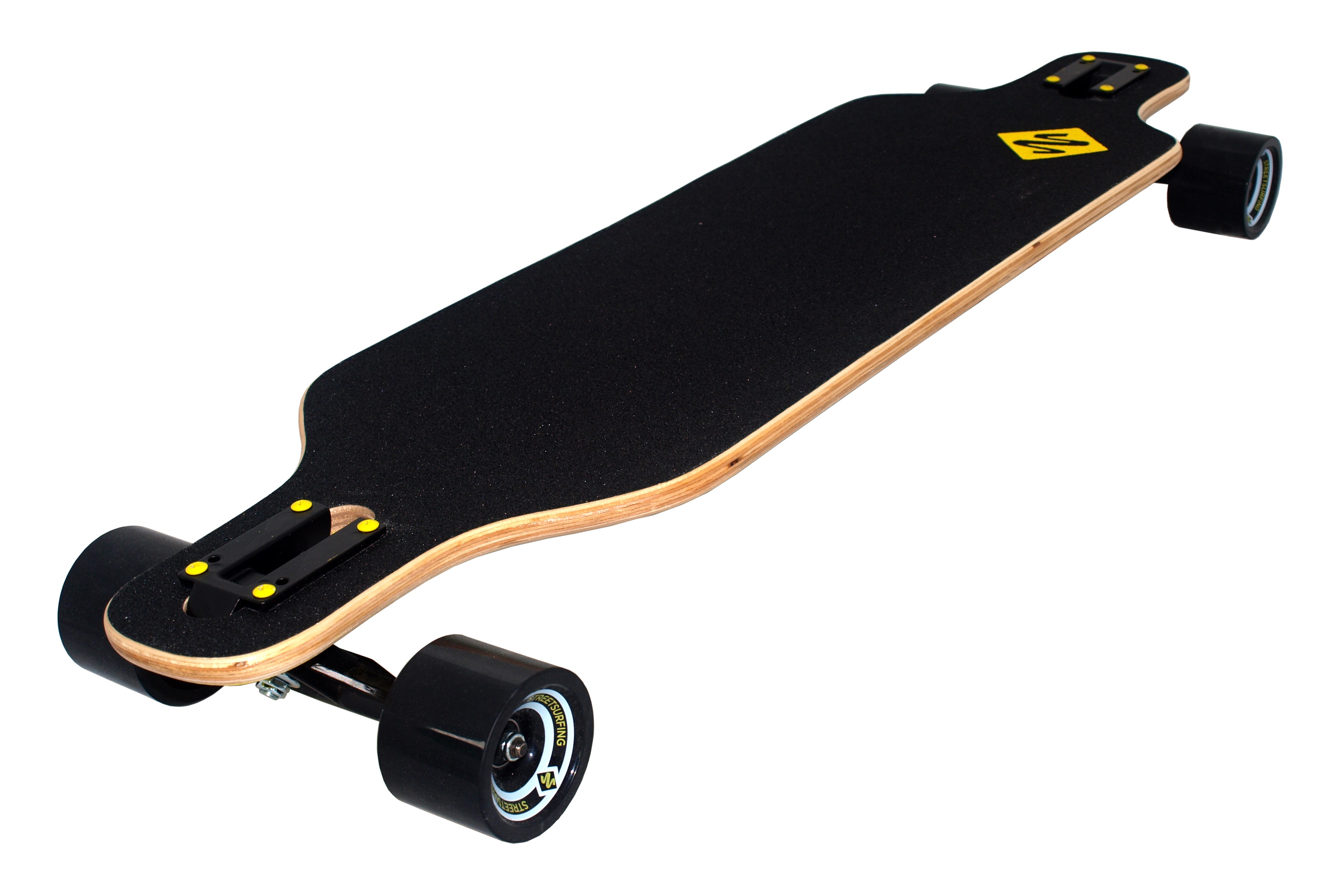 StreetSurfing - Longboard Freeride 39" - Yellow Dragon (größere Räder) – Bild 2