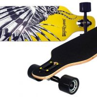 StreetSurfing - Longboard Freeride 39" - Yellow Dragon (größere Räder)