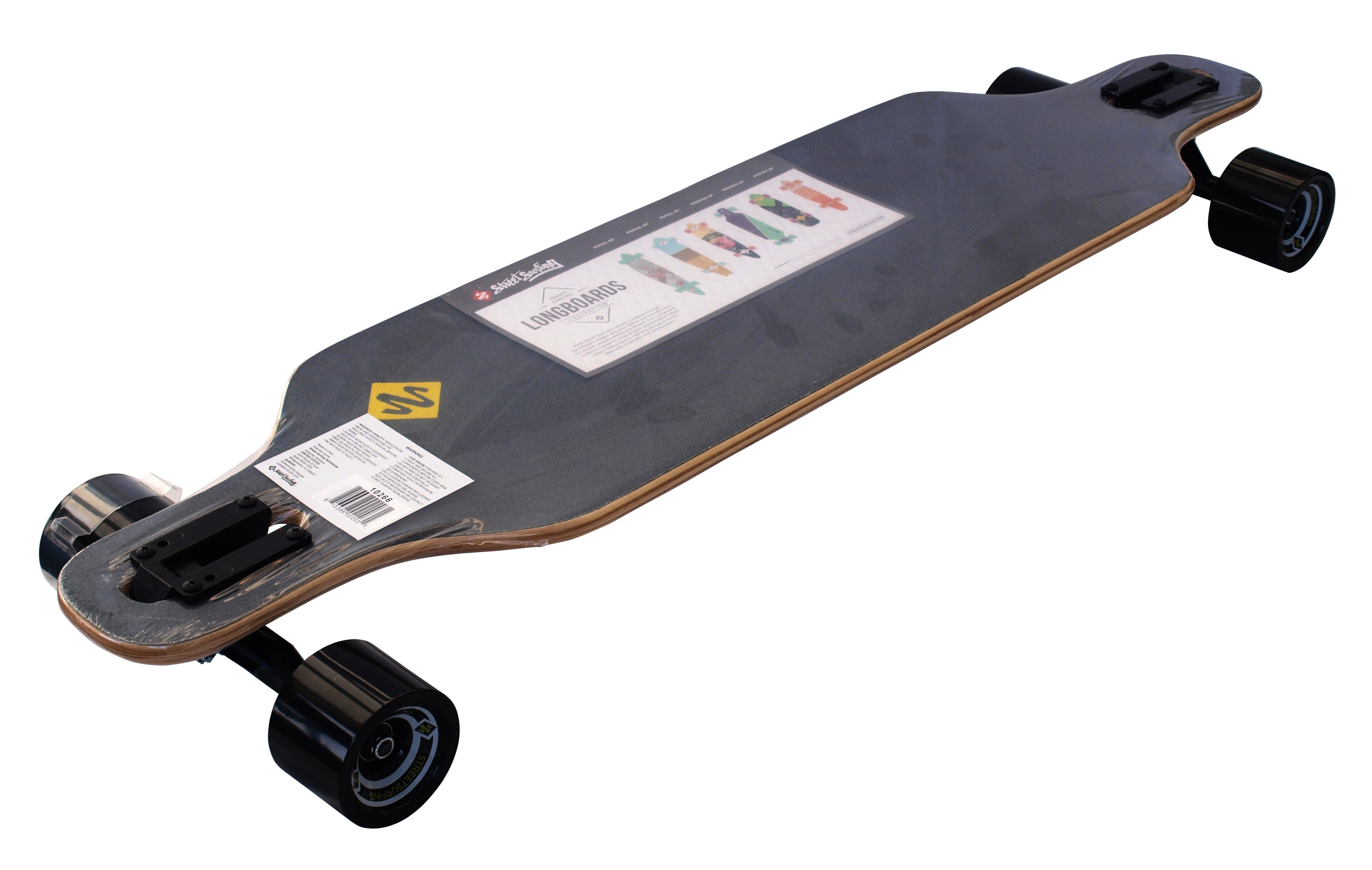 StreetSurfing - Longboard Freeride 39" - Yellow Dragon (größere Räder) – Bild 4