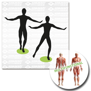Schildkröt Fitness - Balance-Board / Fitnesskreisel NEU incl. Anti-Rutsch-Pad – Bild 17