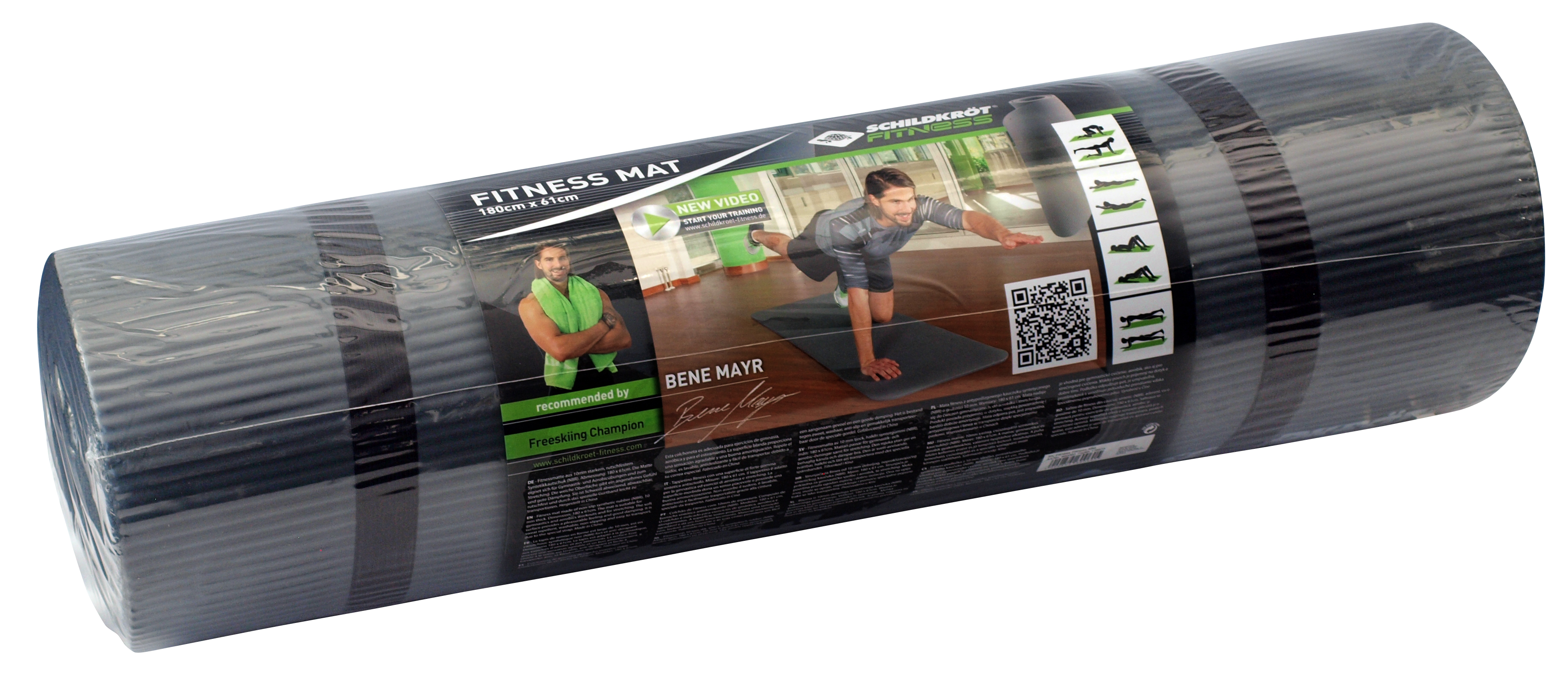 Schildkröt Fitness - Fitnessmatte grau – Bild 3