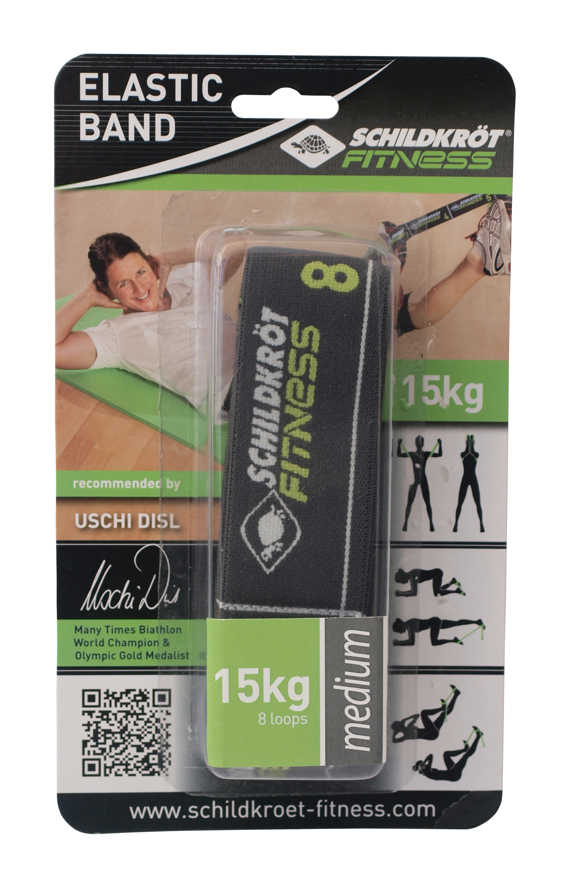 Schildkröt Fitness - Elastikband - 15kg (Medium) – Bild 3