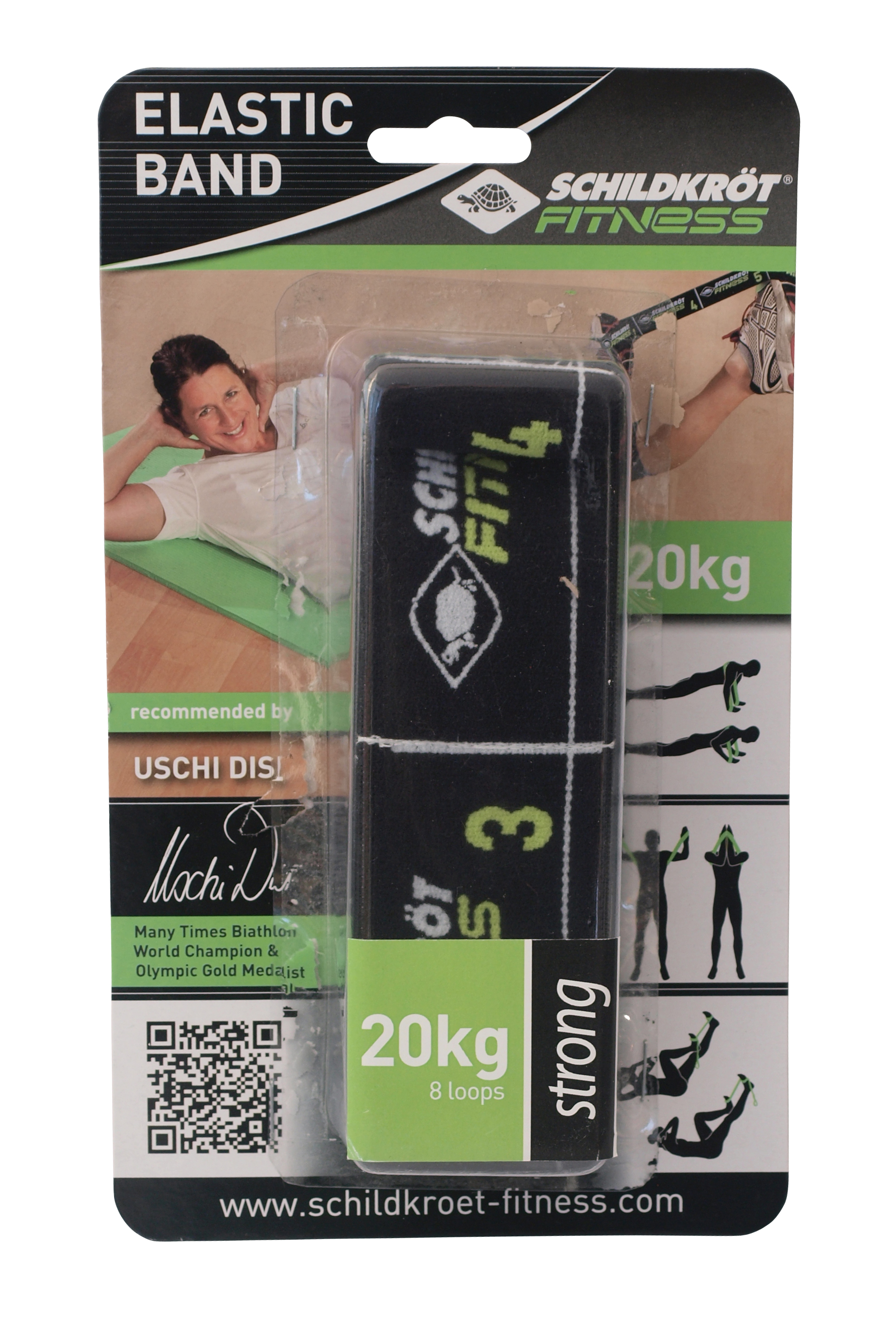 Schildkröt Fitness - Elastikband - 20kg (Hard) – Bild 2