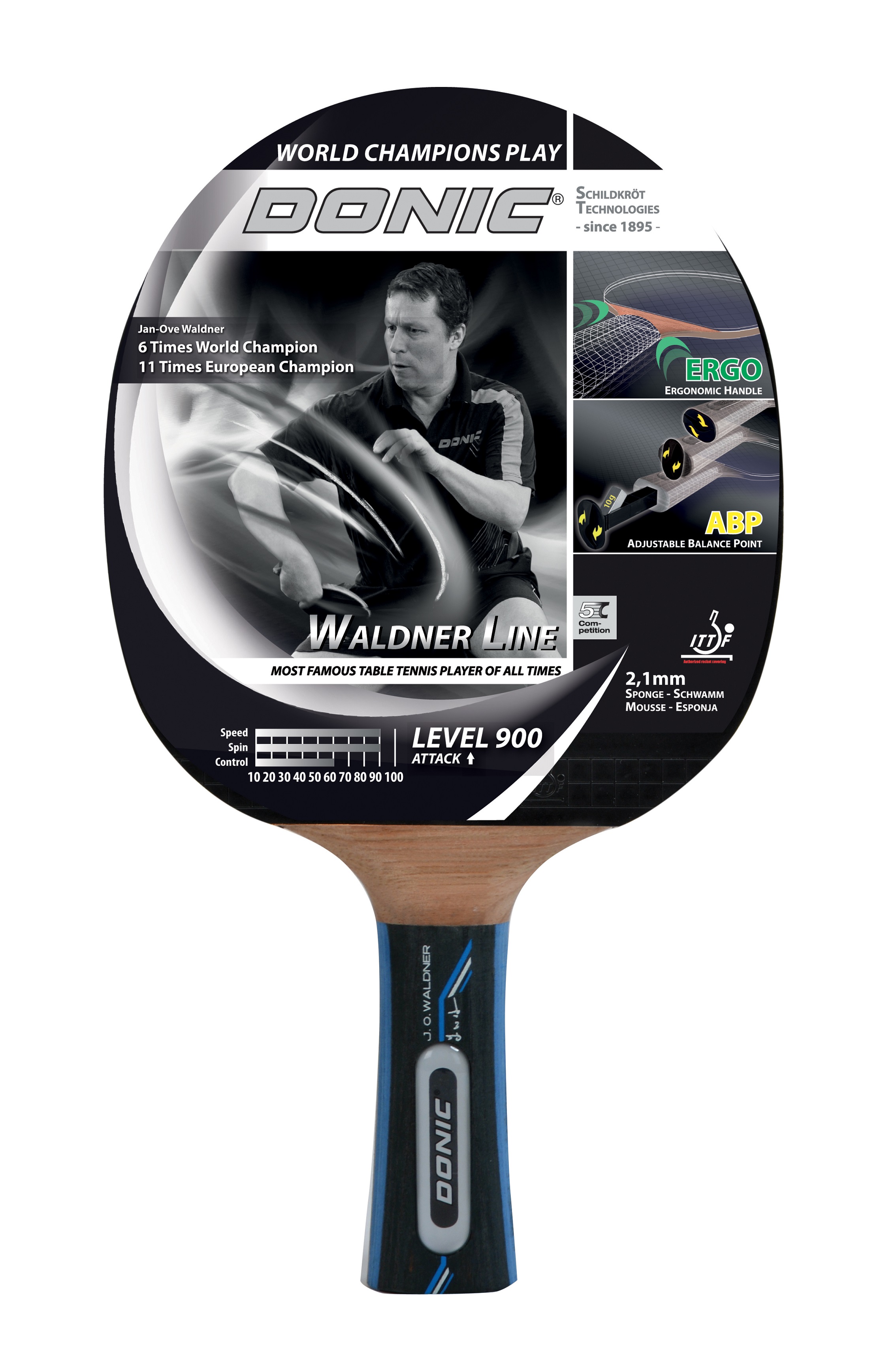 Donic Schildkroet TT-Schläger Waldner Line 900