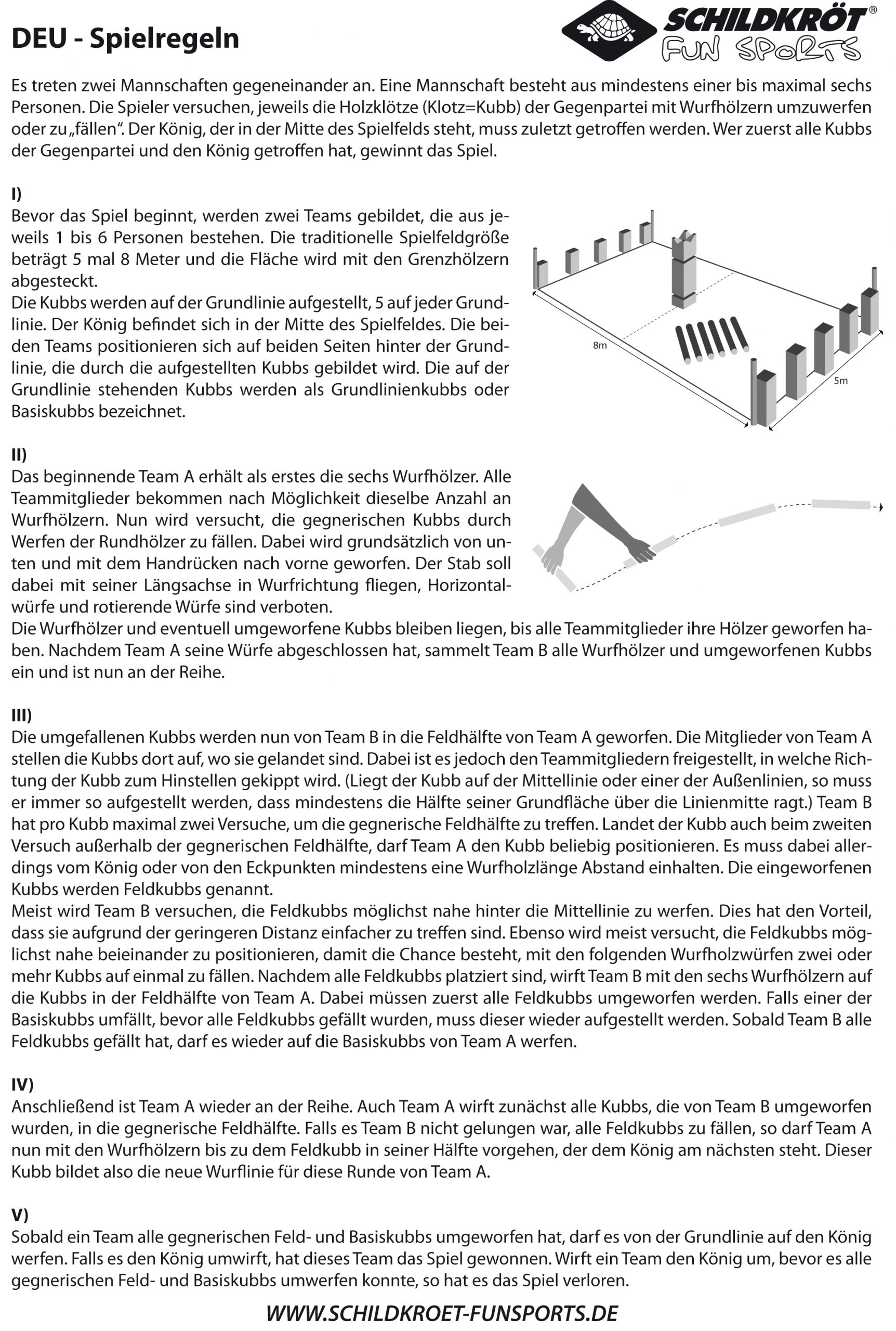 Schildkröt Kubb / Schwedenschach – Bild 4