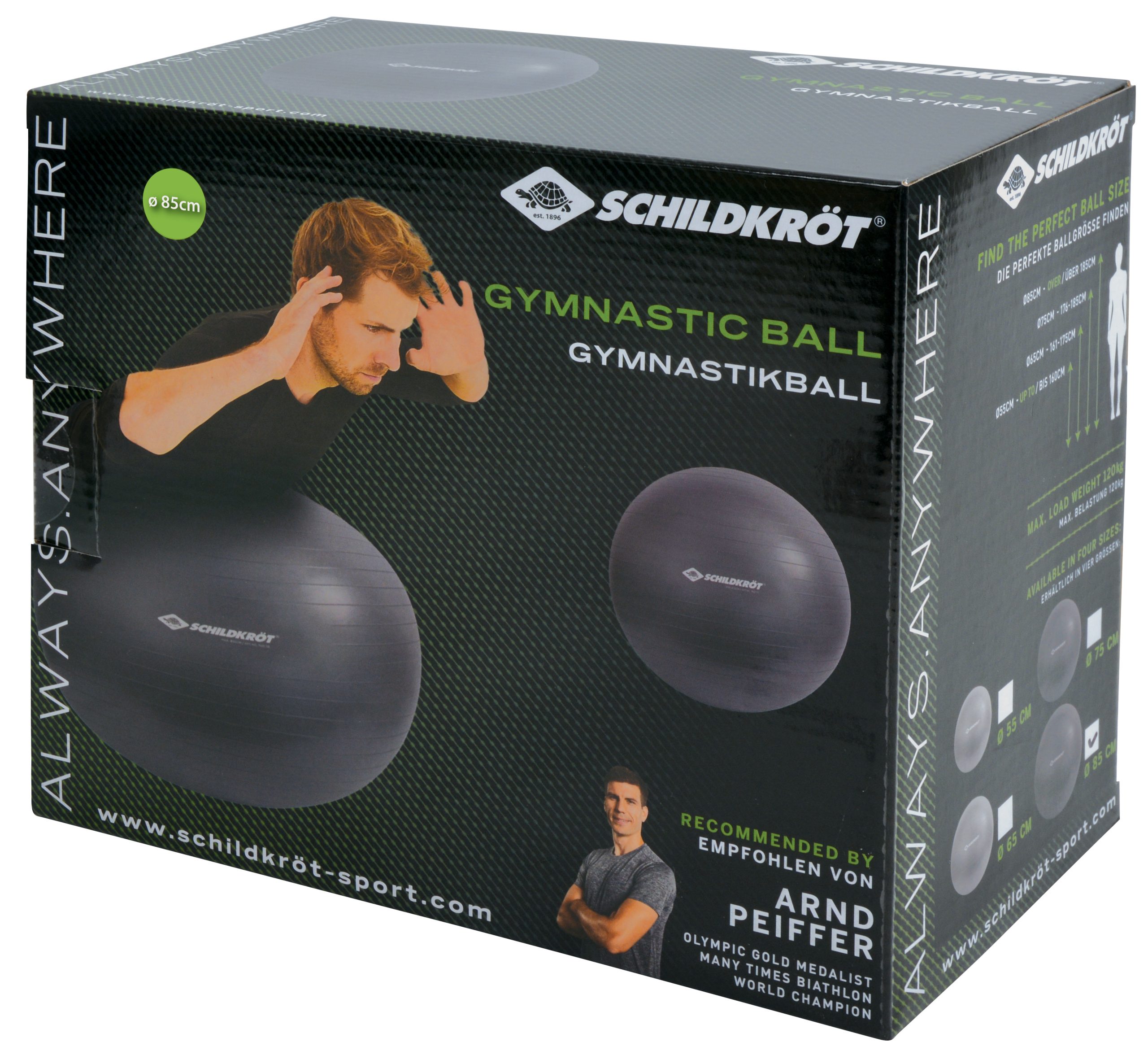 Schildkröt Fitness - Gymnastikball - ø 85cm – Bild 3