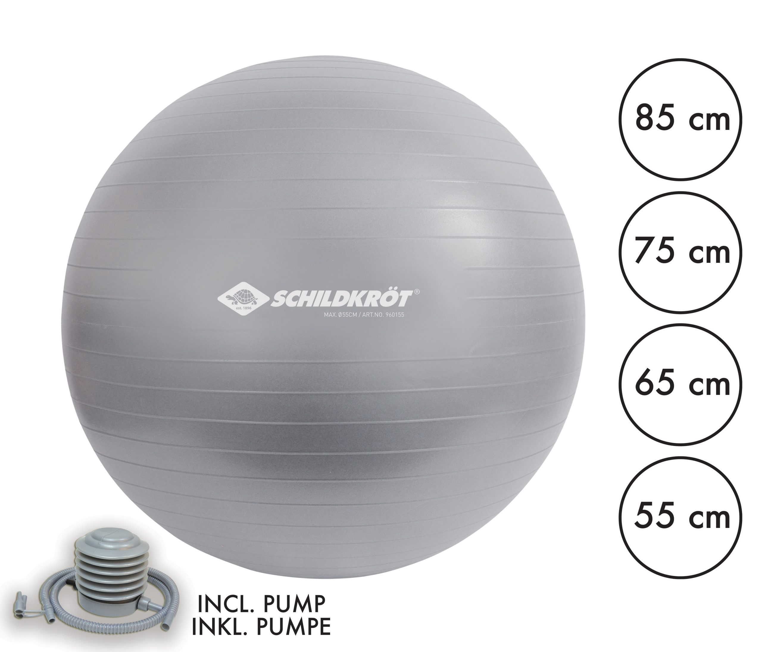 Schildkröt Fitness - Gymnastikball - ø 55cm